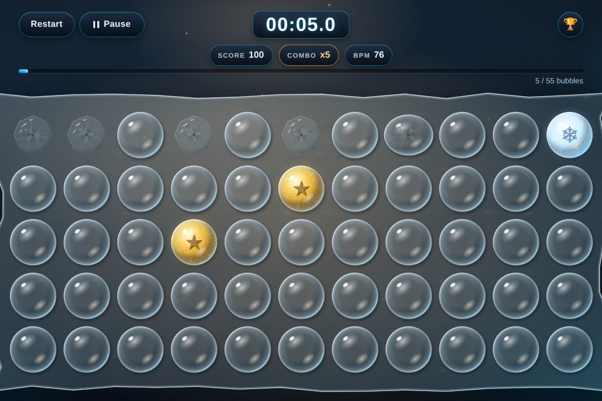 Bubble Wrap Challenge - Free online bubble popping arcade game