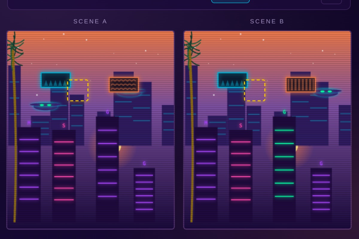 Daybreak - Free online spot-the-difference puzzle game