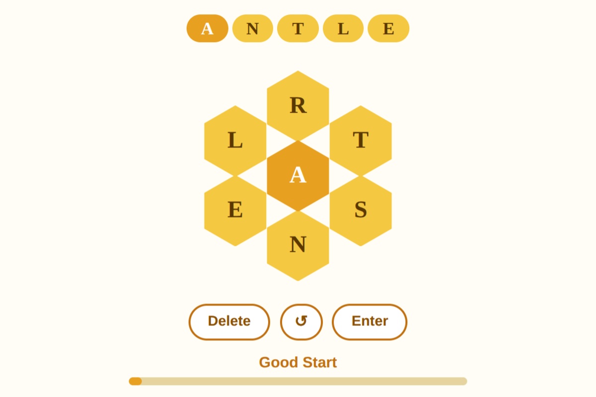 Honeycomb - Free online daily spelling-bee word puzzle