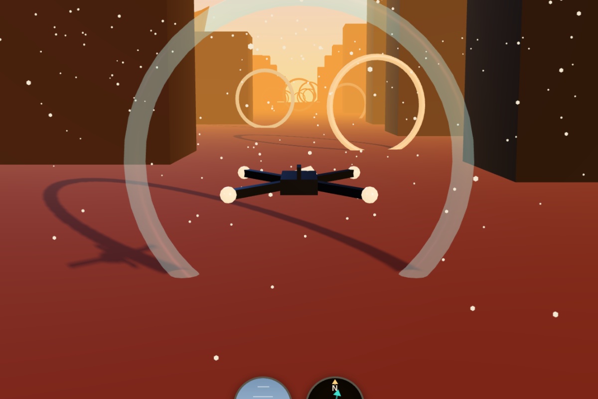 Kestrel - Free online 3D drone gate slalom racing game