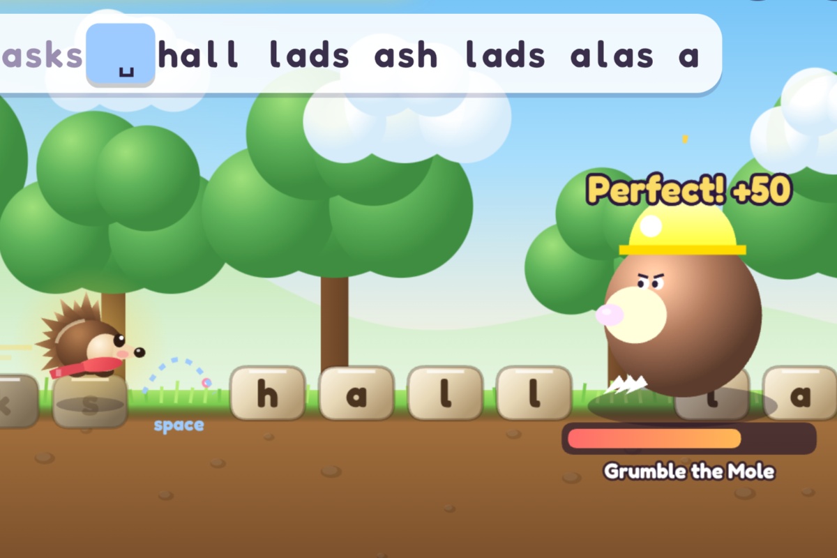Pip and the Lost Letters - Free online learn-to-type game for kids