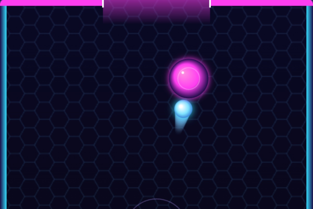 Puck - Free online neon air hockey game