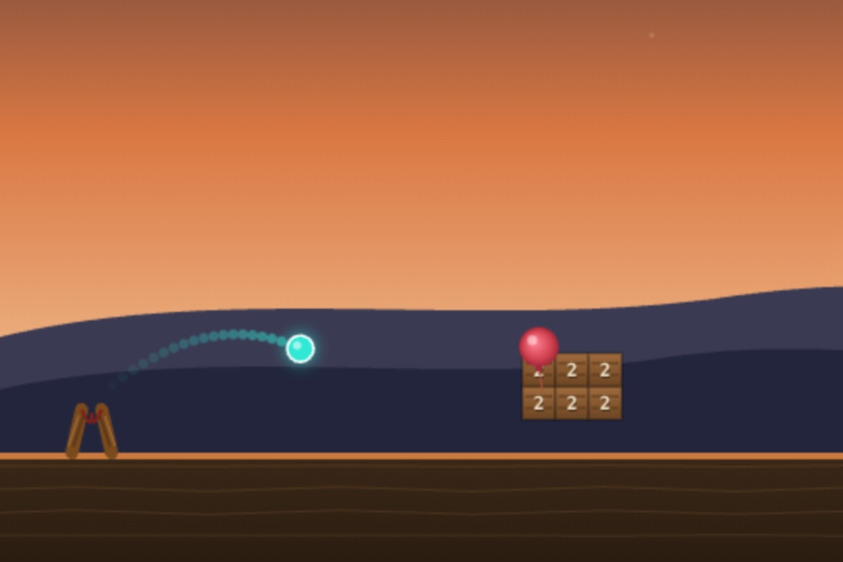 Ricochet - Free online slingshot physics arcade game